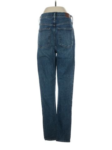 Madewell Tall 11" High-Rise Skinny Jeans in Longridge Wash (view 2)