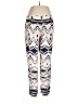 Parker Print Ivory Casual Pants Size 6 - photo 2
