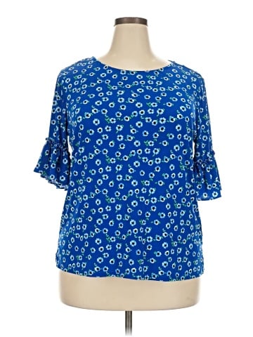 Elle Short Sleeve Blouse (view 1)