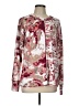 David Cline Floral Pink Pullover Sweater Size L - photo 1