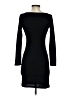 Unbranded Solid Black Casual Dress Size XS - photo 2