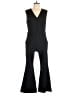 SPANX Solid Black Jumpsuit Size L - photo 1