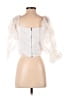 Assorted Brands 100% Polyester Ivory 3/4 Sleeve Blouse Size M - photo 2
