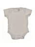 Chick Pea 100% Cotton Solid Gray Short Sleeve Onesie Size 3-6 mo - photo 1