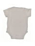 Chick Pea 100% Cotton Solid Gray Short Sleeve Onesie Size 3-6 mo - photo 2