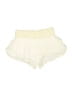 Mona B 100% Rayon Ivory Shorts Size S - photo 2