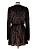 Ramy Brook 100% Polyester Metallic Black Cocktail Dress Size L - photo 2