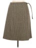 Dries Van Noten 100% Wool Houndstooth Brown Wool Skirt Size EU 38 / US 8 - photo 2