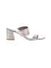 Pedro Garcia Silver Gray Sandals Size EU 39 1/2 - photo 1