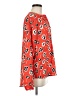 Juicy Couture 100% Polyester Print Orange Long Sleeve Blouse Size M - photo 4