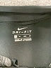 Nike 100% Polyester Metallic Black Shorts Size XS - photo 3