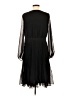 Ann Taylor 100% Polyester Black Cocktail Dress Size 6 - photo 2
