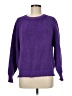 Giorgio Sant'Angelo 100% Cotton Solid Purple Pullover Sweater Size M - photo 1