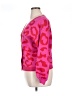 Dee Elly 100% Acrylic Animal Print Pink Cardigan Size XL (estimated) - photo 5