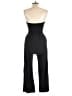 Monteau Solid Black Jumpsuit Size L - photo 2