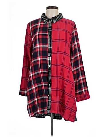 Tulip Long Sleeve Button-Down Shirt (view 1)