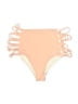 L Space Solid Tan Pink Swimsuit Bottoms Size M - photo 1