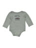 Hb 100% Cotton Gray Long Sleeve Onesie 12-18 MO / 18 MO - photo 1