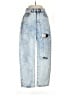 PrettyLittleThing Graphic Blue Jeans Size 8 - photo 1