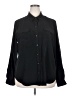 Old Navy Solid Black Long Sleeve Blouse Size XXL - photo 1