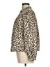 J.Crew 100% Cotton Animal Print Tan Long Sleeve Blouse Size M - photo 5
