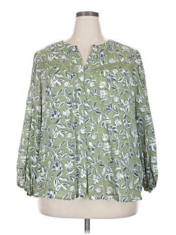 Hope & Harlow 3/4 Sleeve Blouse (view 1)
