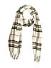 Assorted Brands Plaid Ivory White Scarf One size - photo 1