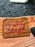 Levi's 100% Cotton Orange Denim Shorts Size 24 waist - photo 4