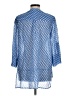 Finley 100% Cotton Blue 3/4 Sleeve Blouse Size M - photo 2