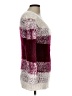 Entro Color Block Burgundy Pullover Sweater Size L - photo 4