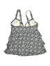 Unbranded Print Ivory Swimsuit Top Size 8 - photo 2