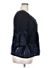 Ellos 100% Rayon Blue 3/4 Sleeve Blouse Size 18 - photo 4