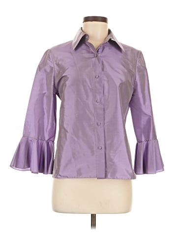 Carolina Herrera 3/4 Sleeve Button-Down Shirt (view 1)