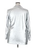 Jennifer Lopez Metallic Silver Blazer Size XXL - photo 2