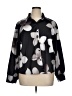 Uoozee Floral Black Long Sleeve Blouse Size XL - photo 1