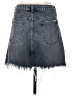Triarchy 100% Cotton Gray Denim Skirt Size 27 waist - photo 2