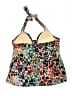 Aqua Green Print Green Swimsuit Top Size L - photo 2