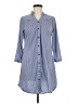 Passport 100% Polyester Blue Casual Dress Size M - photo 1