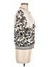 Chico's 100% Linen Print Ivory Jacket Size Med (1) - photo 4