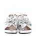 Sheridan Mia Metallic Silver White Sandals Size EU 38 - photo 2
