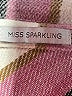 Miss Sparkling 100% Polyester Plaid Pink Jacket Size M - photo 6