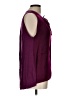 sweet grey 100% Polyester Burgundy Sleeveless Blouse Size L - photo 4