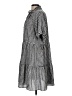 CeCe Checkered-gingham Gray Casual Dress Size L - photo 5