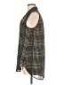 J.Crew 100% Polyester Houndstooth Black Sleeveless Blouse Size 6 - photo 5