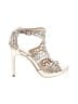 Jessica Simpson Ivory Gold Sandals Size 8 1/2 - photo 1