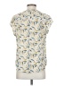 Monday Fun 100% Polyester Ivory Short Sleeve Blouse Size S - photo 2