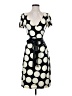 JS Collections Polka Dots Black Casual Dress Size 4 - photo 1