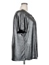 Style&Co Metallic Silver Short Sleeve Blouse Size 3X - photo 4