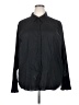 Bill Blass 100% Cotton Solid Black Long Sleeve Button-Down Shirt Size 3X - photo 1