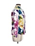 Chico's 100% Cotton Floral Multi Color White Jacket Size Med (1) - photo 4